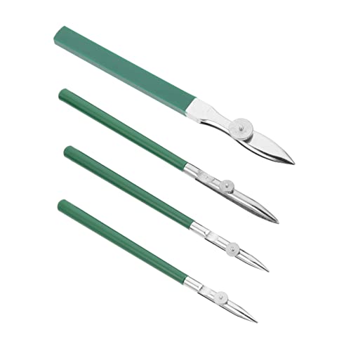 SEWACC Bolígrafos de Línea Fina para Dibujar 4 Piezas Verdes, Plumas de Trazado Preciso Ajustables, para Artistas y Estudiantes, Dibujo Técnico y Cómic, Uso Escolar y Profesional, Todo