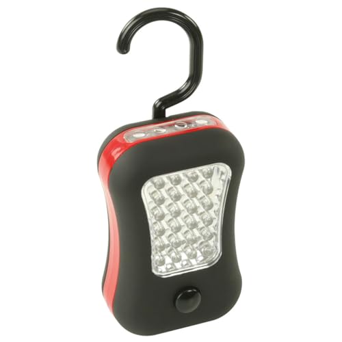 HyCell handliche Werkstattlampe 2in1 1600-0045 Taschenlmape, Rot / Schwarz