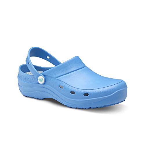 Feliz Caminar - Zueco Laboral Sirocos Blue, 39 - Naturfly