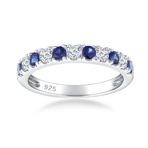 RANDES Sapphire and Diamond Wedding Band
