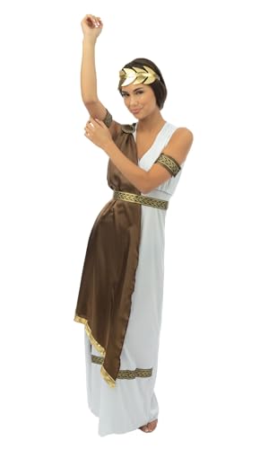 Panoplie costume grec femme adulte, l'élégance de la Grèce antique pour vos soirées à thème