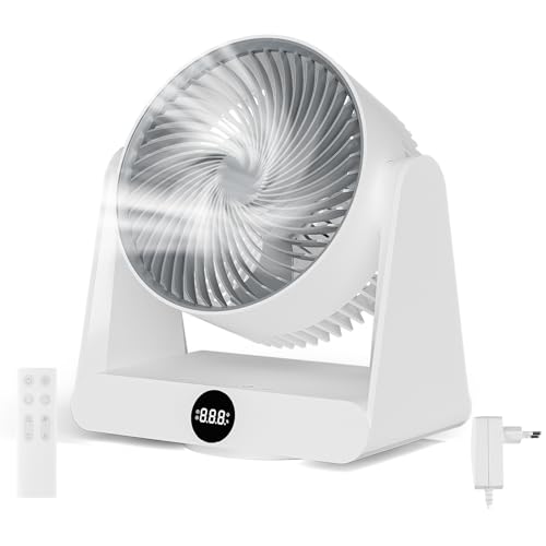 Dreamhigh® Leiser Ventilator mit Fernbedienung,...