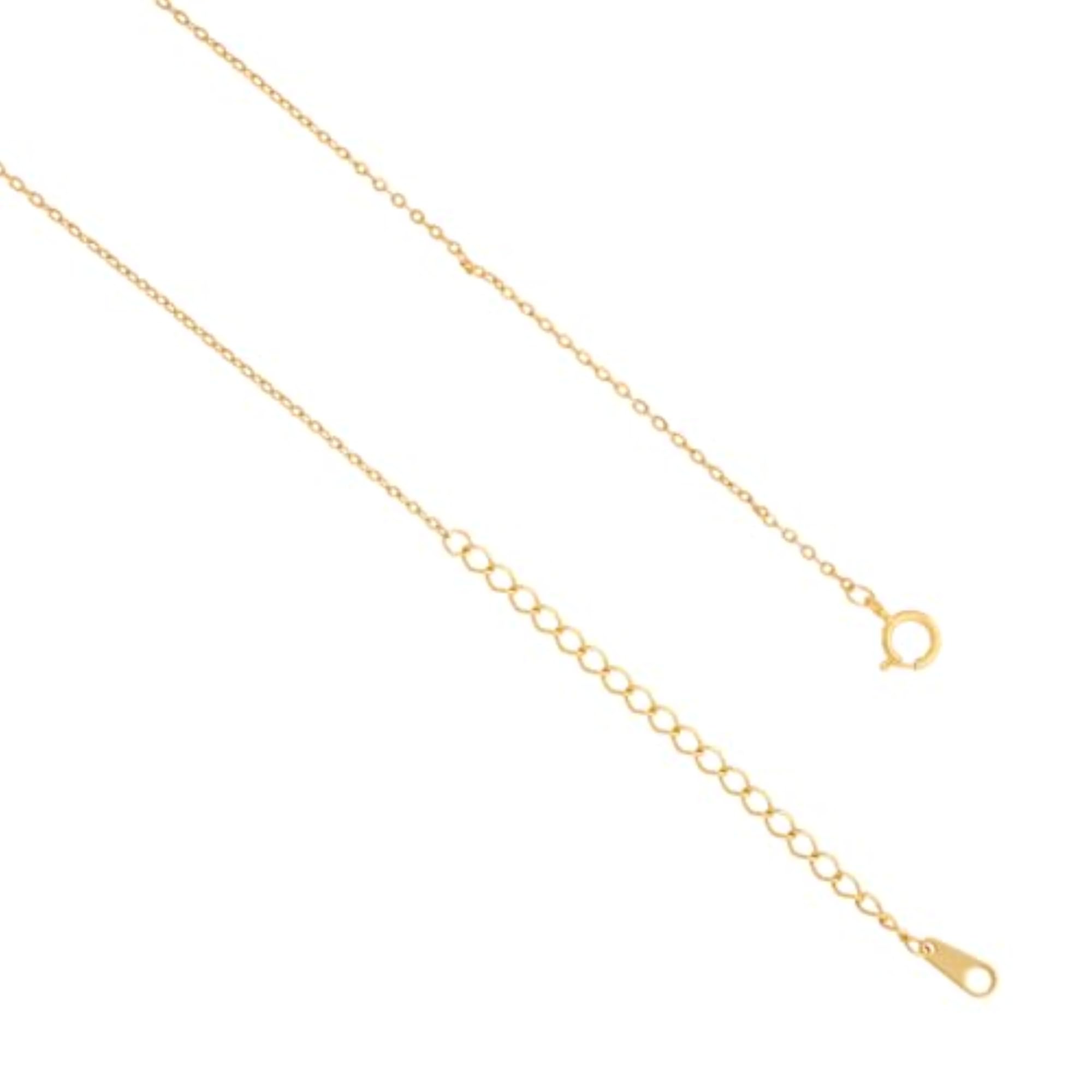 Lavender Gold Plated 92.5 Silver Pendant Necklace