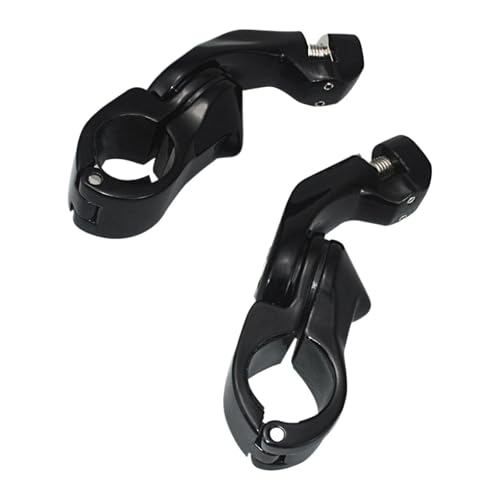 Repose-pieds 1.25" marron pour moto custom customisation pare-cylindre