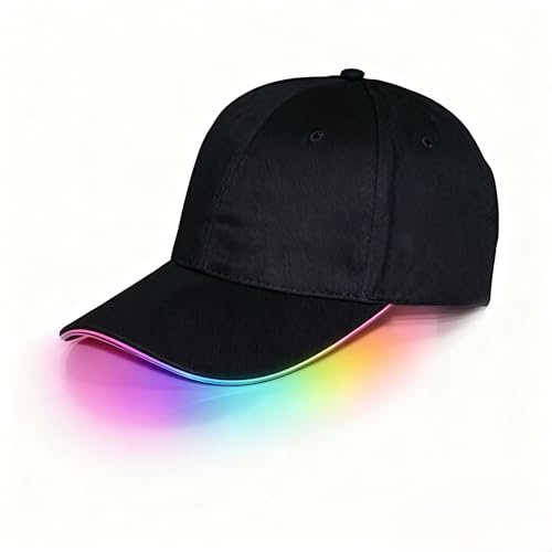 SHISI Casquette de Baseball LED avec lumière - USB Color