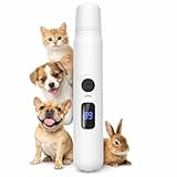 Lima Uñas Perro Cortauñas Electrico Corta Uñas Gatitos Perritos Seguro Cortador Uñas Gato Perro Lima de Uñas Electrico Perros Mascotas,Lima de uñas para Mascotas Ruido silencioso USB Rechargeable