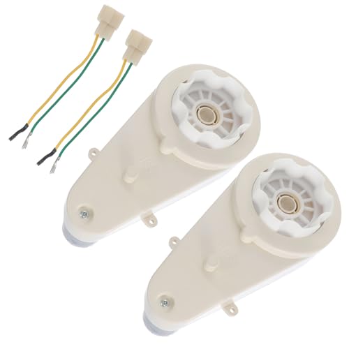 TEHAUX 2セット 耐久性高トルクギアボックス モーター用 ユニバーサルギアケース 電動車 カー対応 交換用電機ギアボックス