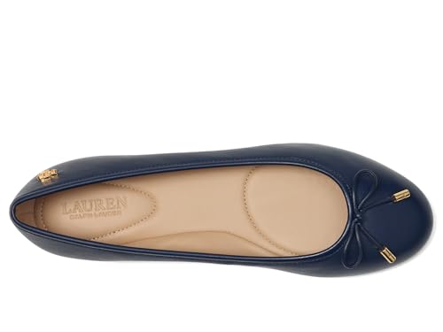Lauren Ralph Lauren Women's Jayna Nappa Leather Flat Ballet2