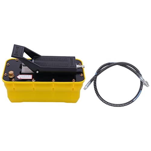 YIYIBYUS Hydraulic Bead Breaker Tire Changer,10000PSI Air Bead Breaker with Hydraulic Metal Foot Pump and Air Hose Portable Bead Breaking Tool for Tractor Car Truck (Foot Pump)