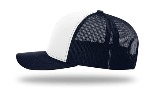 Image of Richardson 112 Trucker Hat - Premium Adjustable Snapback Hat - Structured Six Panel Richardson Blank Caps