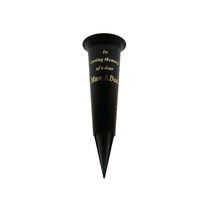 Buy 2 x Graveside Memorial Grave Spiked Flower Vase In Loving Memory of
