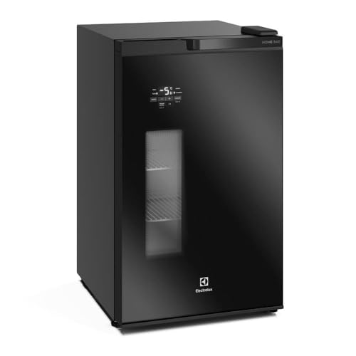 Electrolux Cervejeira Home Bar Electrolux Frost Free 100L Porta de Vidro Preta (EB100) 127V