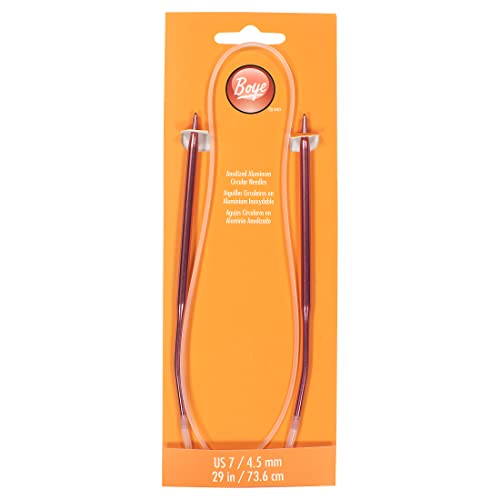Boye 3227350007M Circular Knitting Needles, 29"