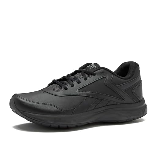 Reebok Men's Walk Ultra 7 DMX Max Shoe, Black/Cold Grey/Collegiate Royal, 10.5 M US