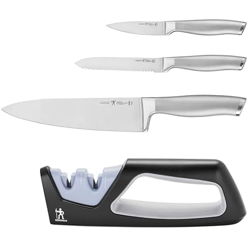HENCKELS Modernist 4-pc Knife Set including Knife Sharpener