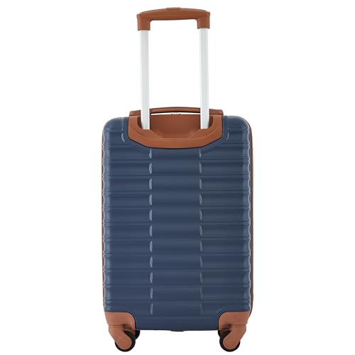 Image of Wrangler 22 inch Outrider Hardside Carry-On Luggage, Vintage Indigo