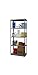 Hallowell DT5510-24HG Dura-Tech Heavy-Duty Pass-Through Shelving Individual Unit with 5 Shelves, Hallowell Gray Steel, 36" Width, 87" Height, 24" Depth, 800 lbs Shelf Capacity, Knock Down