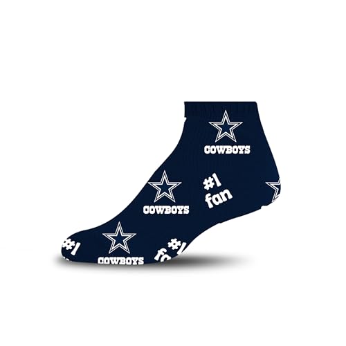 FBF - Official NFL Toddler Size Team Logo Socks Approx. 1-3 years old One Size Fits Most - Dallas Cowboys #1 Fan