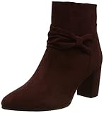 botas de charol rojas altas MT FEEL Marco Tozzi 2-2-25308-29-Botines de tacón, Botas Cortas al Tobillo Mujer, Burdeos, 40 EU