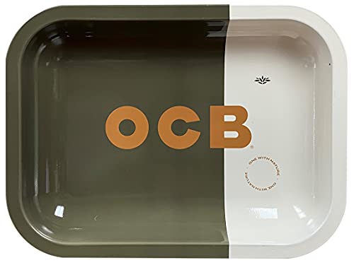 Ocb Metal Rolling Tray | Limited Edition | Includes American Rolling Club Scoop Card (Small) #TOP1