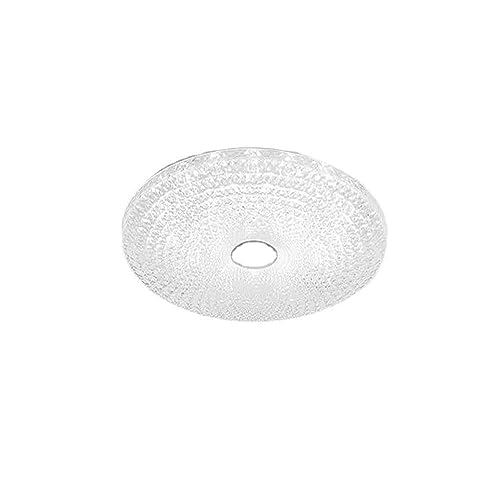 GGQEM Round LED Flush Mount Ceiling Light Luxury Modern Close to Ceiling Light Indoor Lighting Fixture for Living Room Bedroom Dining Room Restaurant Chandelier (Color : Stepless dimming