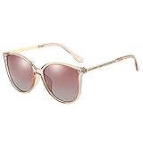 Altura de la lente: 56 mm YUANCHENG Gafas de Sol polarizadas Mujer Cat Eye Gafas de Sol