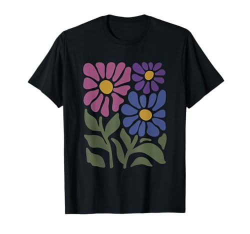Subtle Bi Pride Bisexual Rainbow Wild Flowers LGBT Month T-Shirt