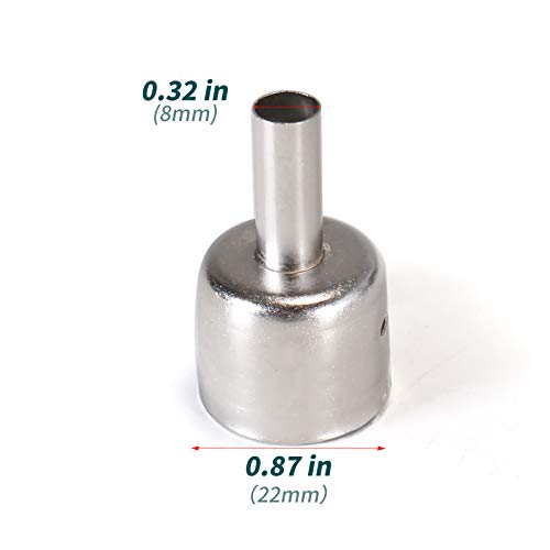 Image of YIHUA #2300 Hot Air Gun Rework Nozzles, Pack of 4 (0.39'',0.31'', 0.20'', 0.51''X0.51'') For All YIHUA Rework Stations EXCEPT 993D Series, 992D II and 8509-I