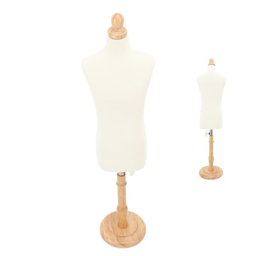 Elegant Male Dress Form with Stand, Versatile Sewing Mannequin for Doll Display and Design, Small Size