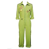 Game 2 Goodbye Despair Cosplay Costume Kazuichi Souda Jumpsuit (L) Green