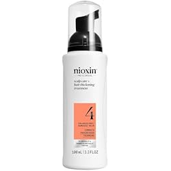 Nioxin System 4 Scalp Care + Hair Thickening Leave-In Treatment for Colored, Dry & Damaged Hair with Progressed Thinning | Maintain Vibrant Color | Nourish & Boost Density with Niacinamide & Biotin