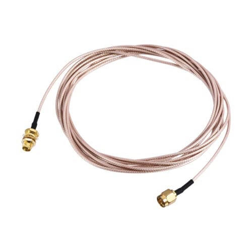 RF Coaxial Cable Coax Wire RG-178 SMA Male to SMA Female Bulkhead 9.8ft