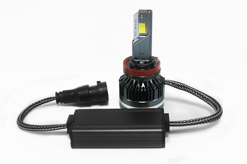 Image of Oshotto M7 Series H8 /H9 /H11 /H16 430 Watt (215W+215W) LED Headlight /Foglight Bulb, 40000Lumens 6500K Cool White, with 2 Year Warranty (Pack of 2)