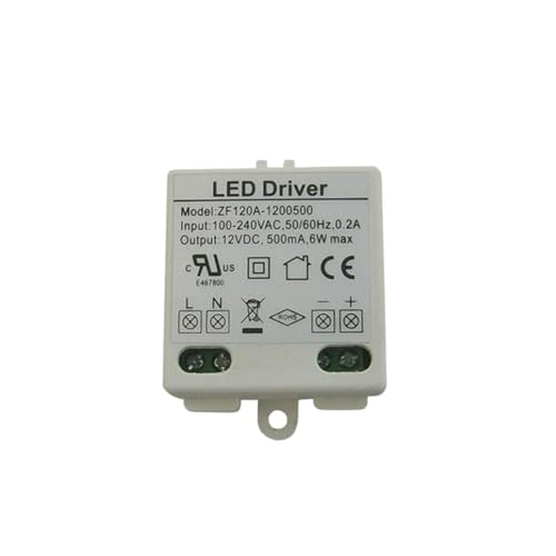 Transformateur LED 12V DC 6W lot de 10 pièces pour ruban lumineux et petit éclairage domestique