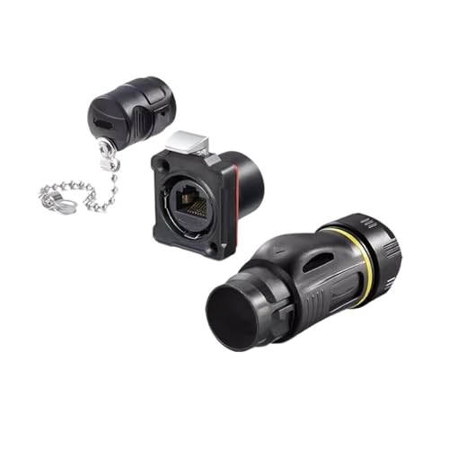 Cable de red BD24 RJ45 con conector aviación 8P8C impermeable miniatura 1