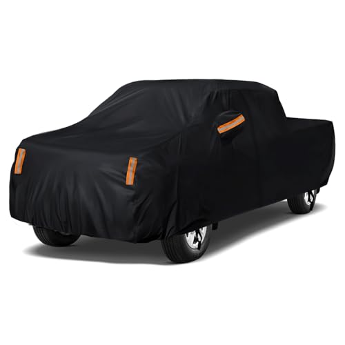 Truck Cover Waterproof All Weather - Pickup Truck Car Cover Fit for Ford F150 Chevrolet Silverado 1500 Gmc Sierra Ram 1500 Toyota Tacoma (Length Up to 242 inch)