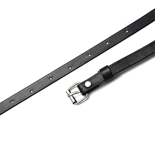 Nihngvjm Layered Leather Belt With Chains Body Harness Waist Goth Accessories Strap Adjustable Festival Girls Belts (Color : A, Size : 6490Cm) #TOP5