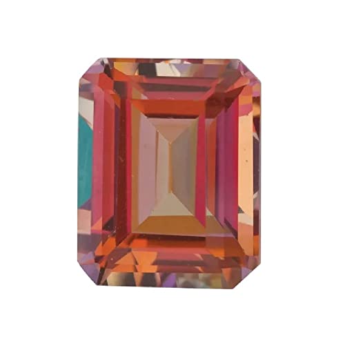 Instagem Natural Sunrise Mystic Azotic Ecstacy Topaz Emerald Cut AAA Quality Loose Stones from 6x4mm - 12x10mm