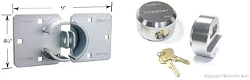 Master Lock Hasp/Hidden Shackle Keyed Alike Padlocks 770-6271KA-2
