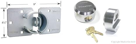 Master Lock Hasp/Hidden Shackle Keyed Alike Padlocks 770-6271KA-2