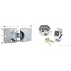 Master Lock Hasp/Hidden Shackle Keyed Alike Padlocks 770-6271KA