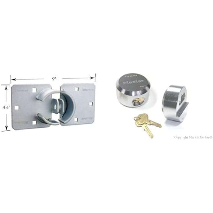 Master Lock Hasp/Hidden Shackle Keyed Alike Padlocks 770-6271KA