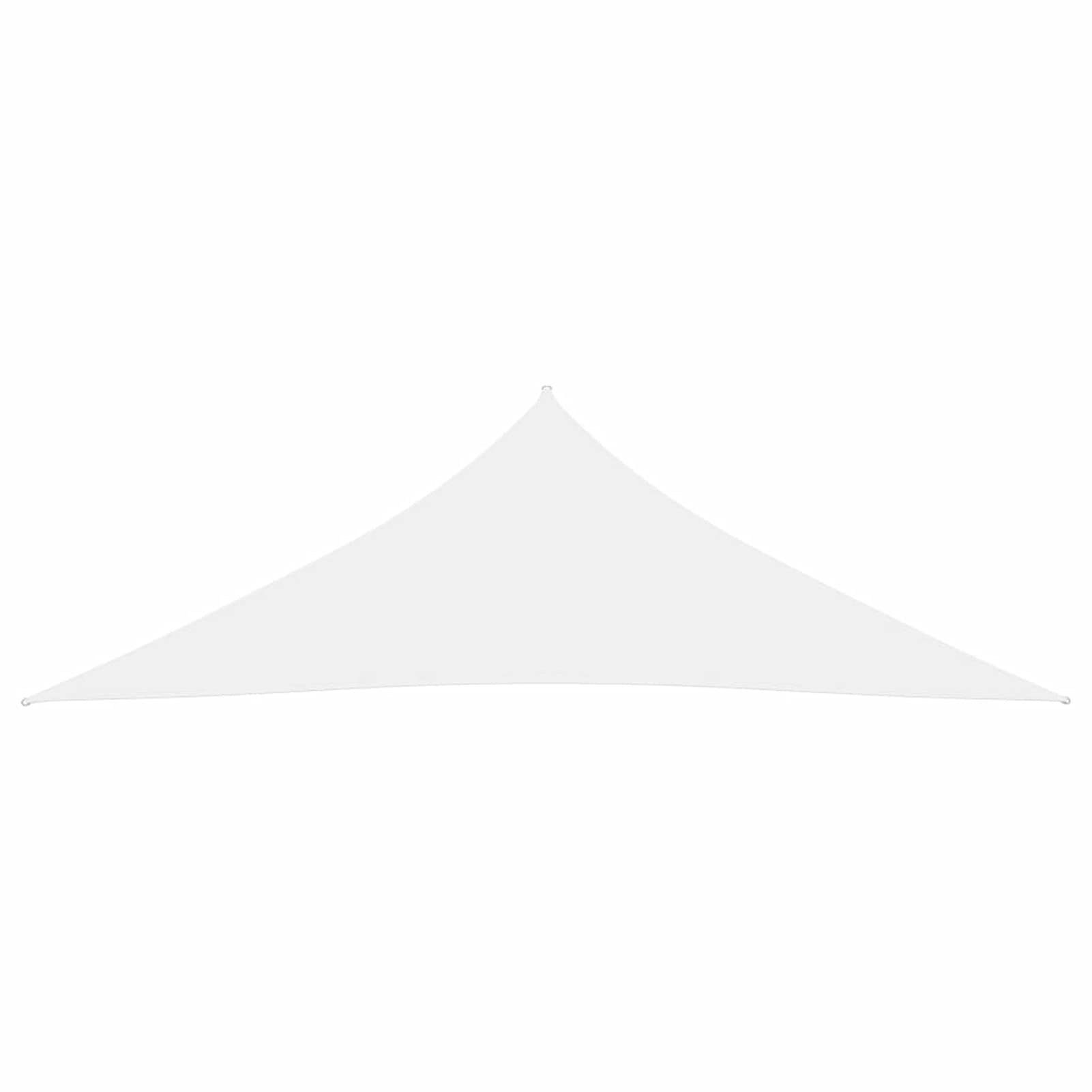 ZEYUAN Sunshade Sail Oxford Fabric Triangular 5x5x6 m White,Casa e Giardino,Prato e Giardino,Vita all'aperto,Ombrelloni e Parasole(SPU:135293)