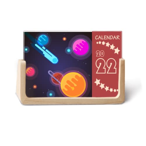 Calendrier de bureau 2022 monstres de l'univers pour organiser l'année