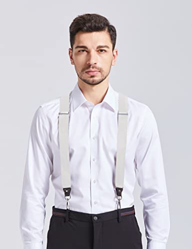 Image of Men's Suspenders with Swivel Hooks and Adjustable Braces, Suitable for Heavy Duty, Big and Tall