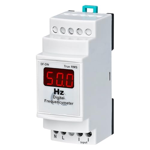 Medidor de frecuencia digital DF-DIN indicador de hercios monofásico panel eléctrico