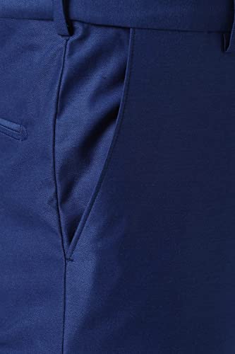 Image of Peter England Men's Polyester Blend Two Piece Business Suit Pants Set