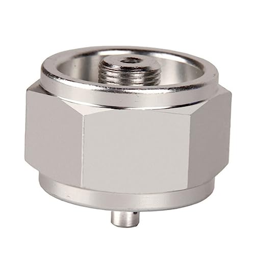 CAXUSD 1set Propane Gas Converter for Outdoor Camping Stove Compact Adapter Wrench for Pressure Control for Barbecue and Gas Tank Filling