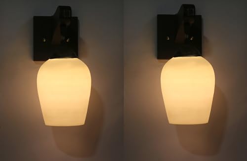 Image of Modern Decorative Designer Wall Light Industries for Living Room, Bedroom, Bedside, and Decorative Lighting Indoor Use, Bulb Not Included (GOTA MF, 2)