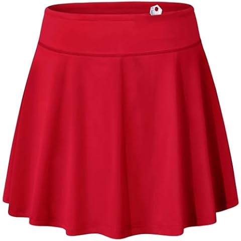 BLEONH Women's Tennis Skirt with Pockets Cover
